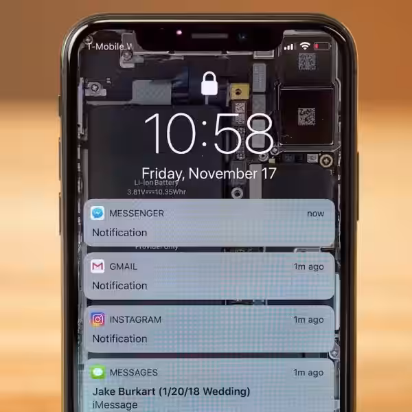 Kak skryt tekst soobshheniya na iPhone na ekrane blokirovki