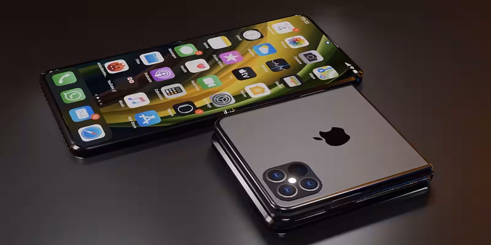 Боковая сторона iPhone 15 с тремя камерами и кнопками питания и громкости