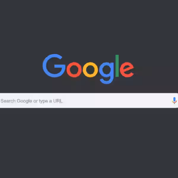 google search dark mode