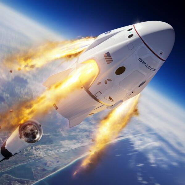 SpaceX готовится к запуску, который отправит на орбиту гражданский экипаж (spaceX)