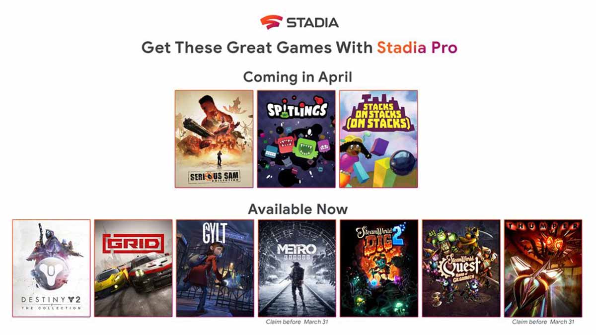 Все что нужно знать об облачном игровом сервисе Google Stadia (Эта неделя на Stadia Три новые бесплатные игры Stadia Pro и многое другое)