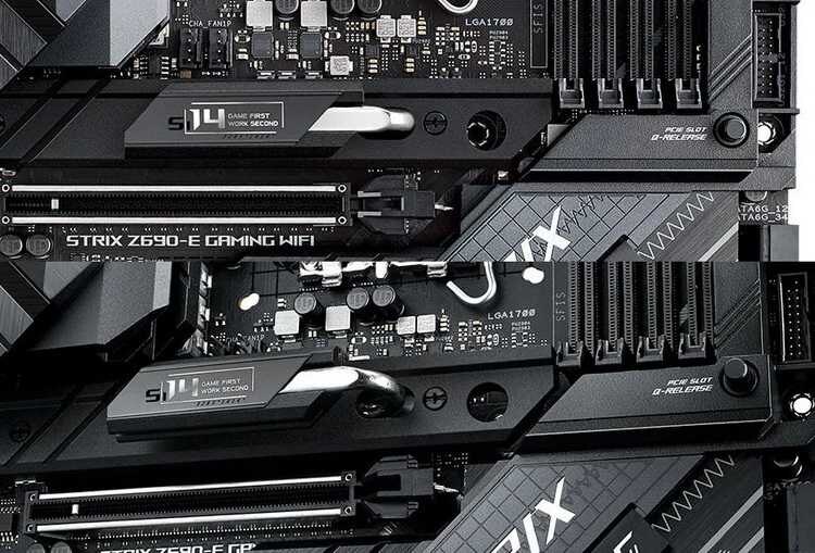 ASUS выпустила материнские платы на базе чипсета Z690 7 ASUS Z690 STRIX E PCIE QRELEASE