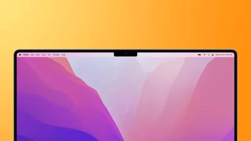 Apple says the notch actually gives more space for content on the new MacBook Pros