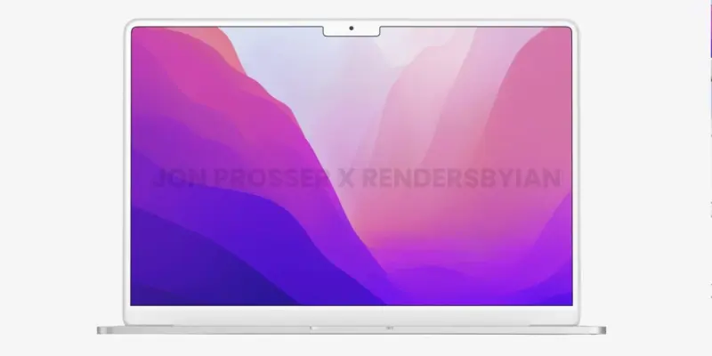 В сети появились рендеры нового Apple MacBook Air, он очень тонкий (FCZo W7X0AQ JYZ)