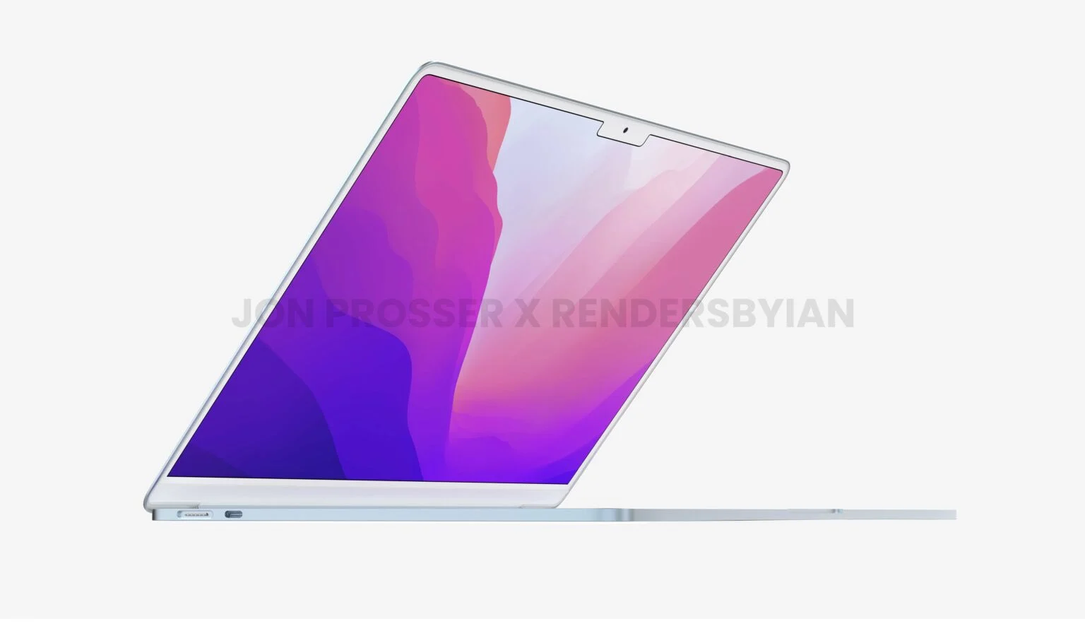В сети появились рендеры нового Apple MacBook Air, он очень тонкий (FCZo W9X0Ag9 4a)