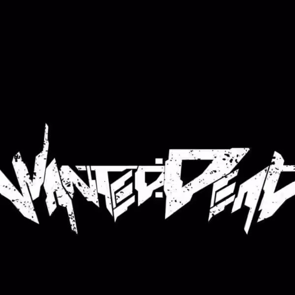 Логотип игры Wanted: Dead на черном фоне с белым логотипом в центре