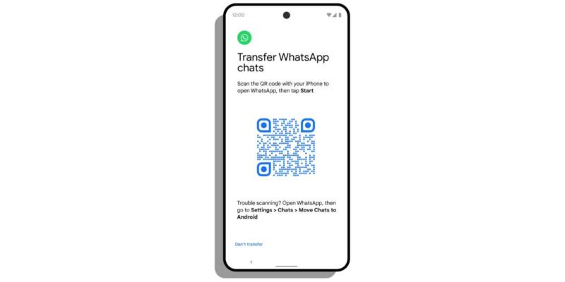Пользователи WhatsApp могут передавать историю чатов с iPhone на устройства Android 12 (WhatsAppBlogAsset LightTheme 1635333616)
