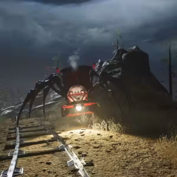 Choo-Choo Charles — хоррор про поезд-паука на движке игры и жуткий состав в кадре