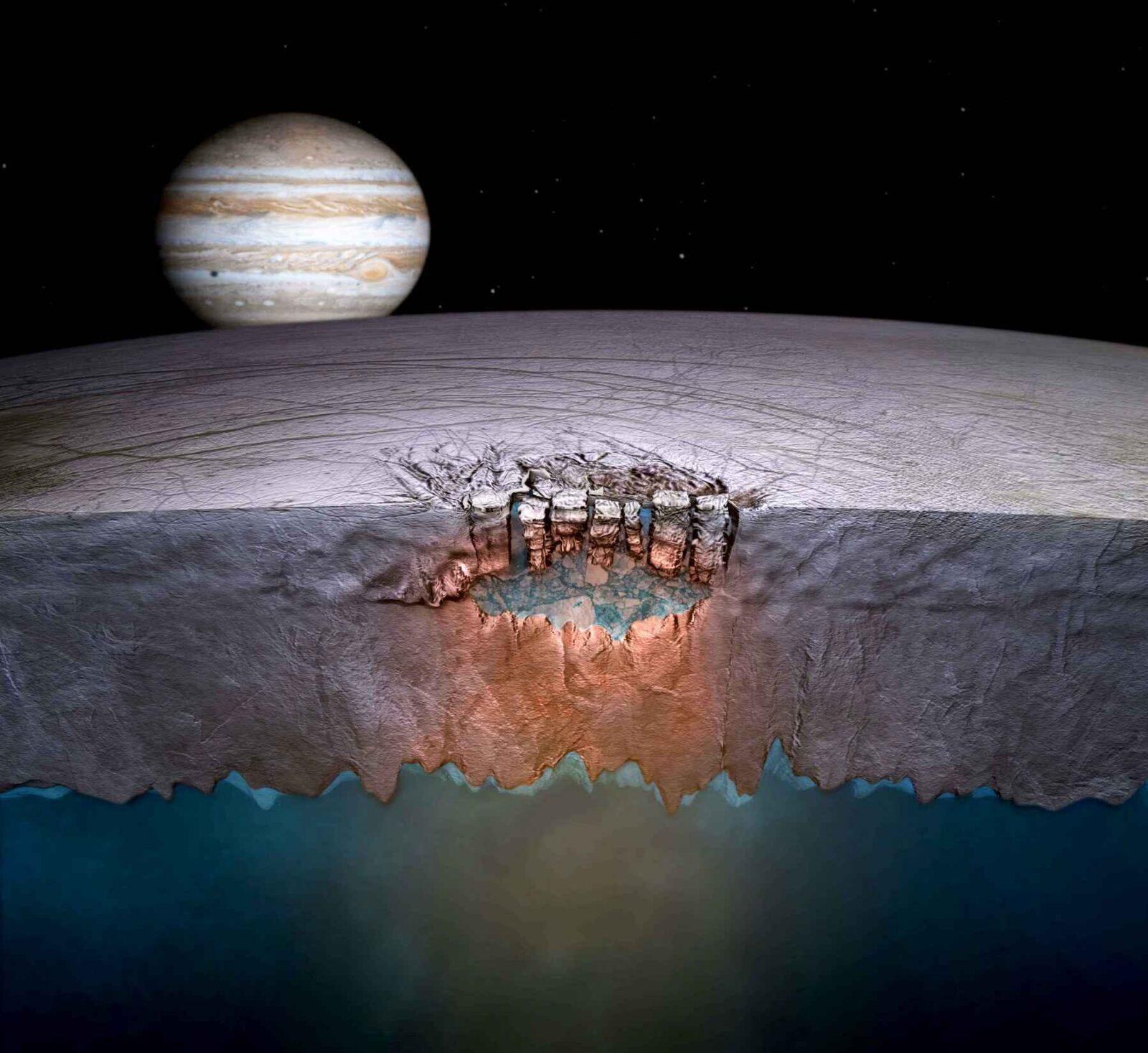 Хаббл обнаружил стойкий водяной пар на спутнике Юпитера (europe sputnik image two 1694194)