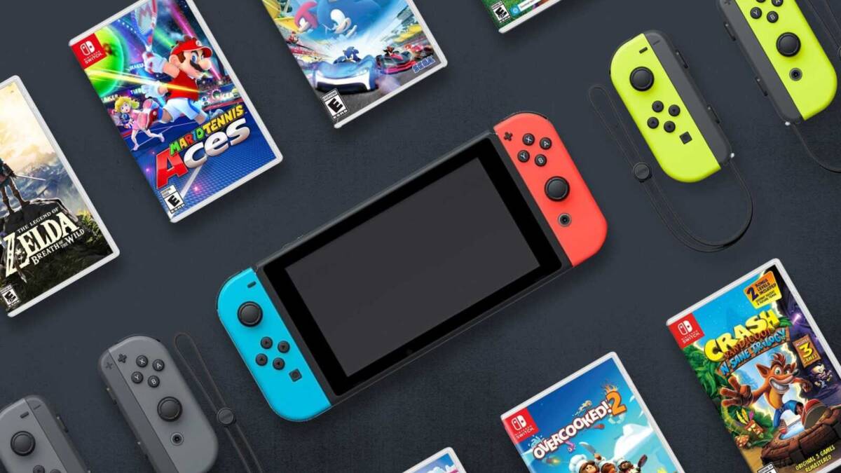 Производство Nintendo Switch осложняется из-за нехватки микросхем 3 Планшет Nintendo Switch и игровые картриджи на поверхности