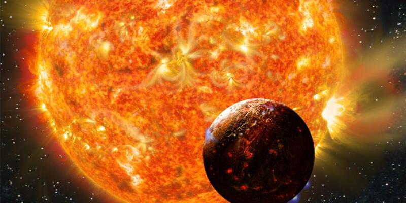 Адски горячая: индийские астрономы нашли планету, раскалённую как Солнце (Merkurij i Solntse e1467700537213)
