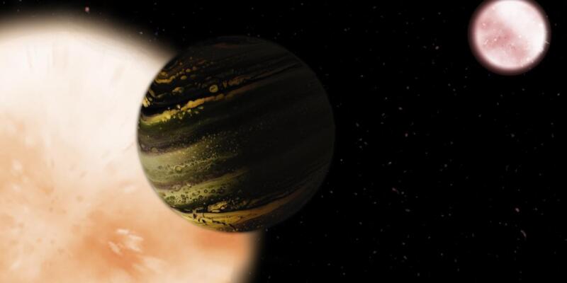 Астрономы использовали новый метод для обнаружения планеты, вращающейся вокруг 2 звезд