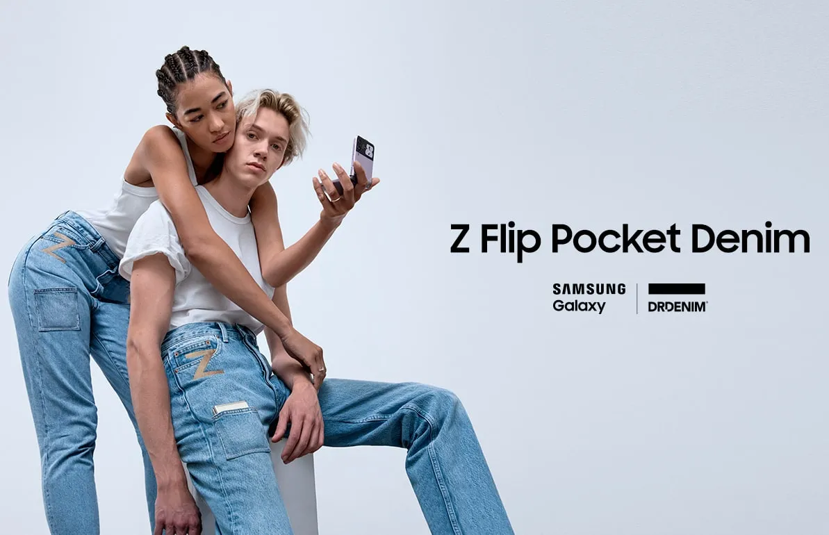 Samsung выпустила лимитированную серию джинсов Z Flip Pocket Denim совместно с Dr Denim 3