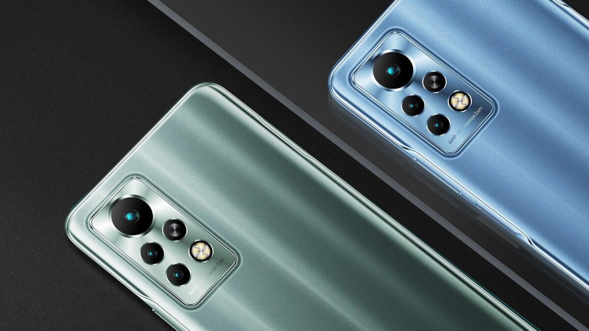 Задняя панель смартфона Infinix Note 11i с тройной камерой и вспышкой