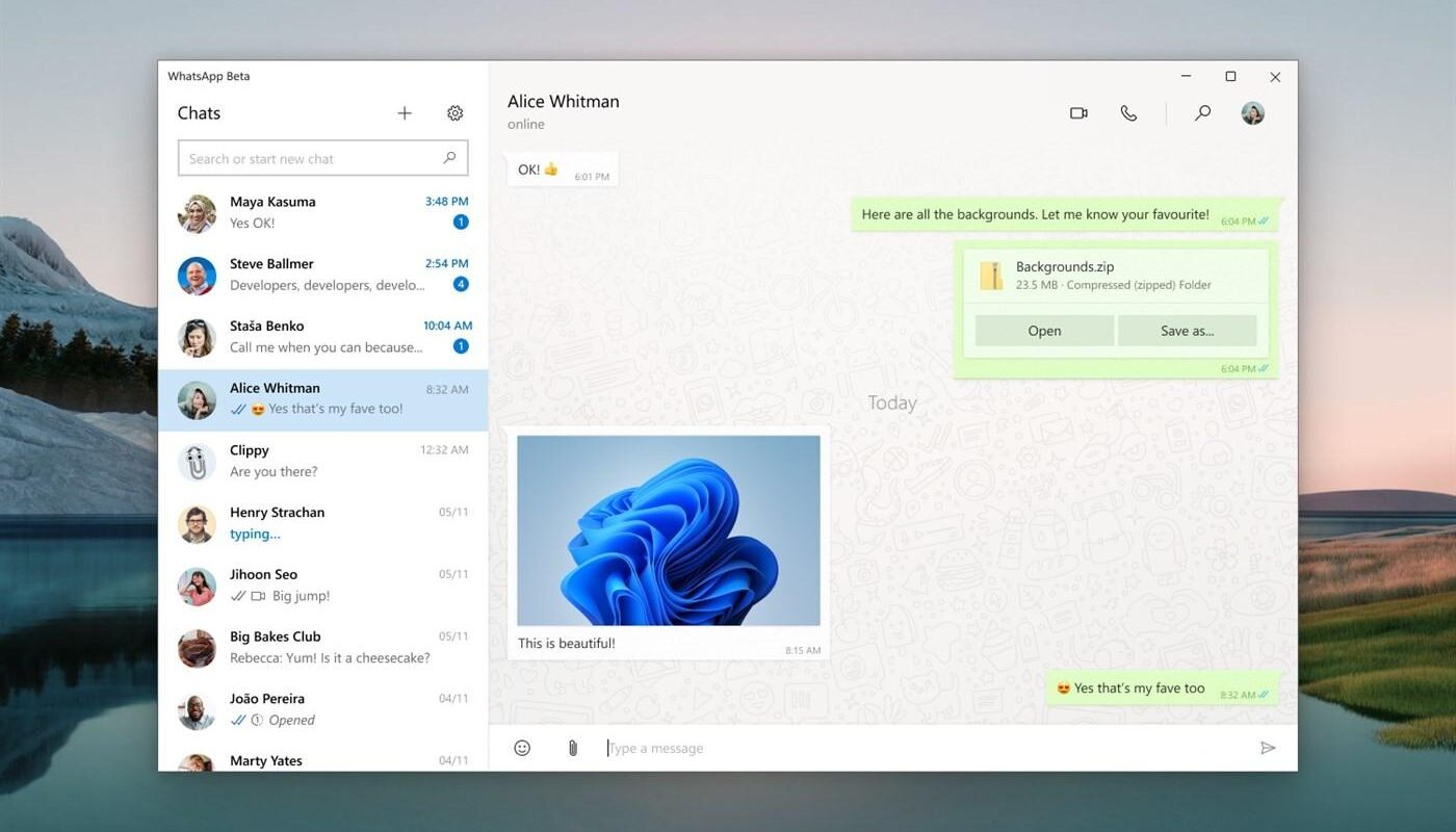 Whatsapp for Windows