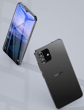 Смартфон Philips с двойной камерой и стеклянным корпусом