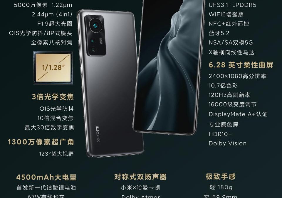 Цены и характеристики Xiaomi 12 полностью рассекречены 3 Xiaomi 12