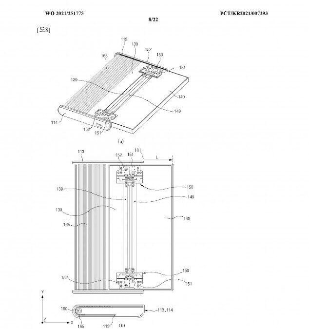 Патент Samsung показывает устройство с выдвижным и складным дисплеем 7 samsung