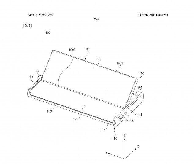 Патент Samsung показывает устройство с выдвижным и складным дисплеем 10 samsung