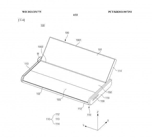 Патент Samsung показывает устройство с выдвижным и складным дисплеем 11 samsung