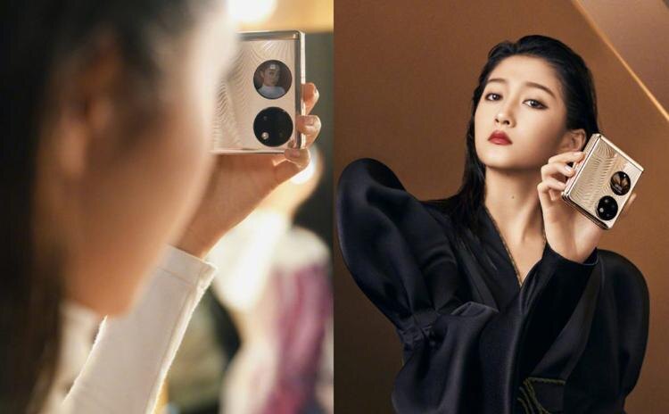 Huawei тизерит складной смартфон P50 Pocket в серебристой расцветке 3 Huawei