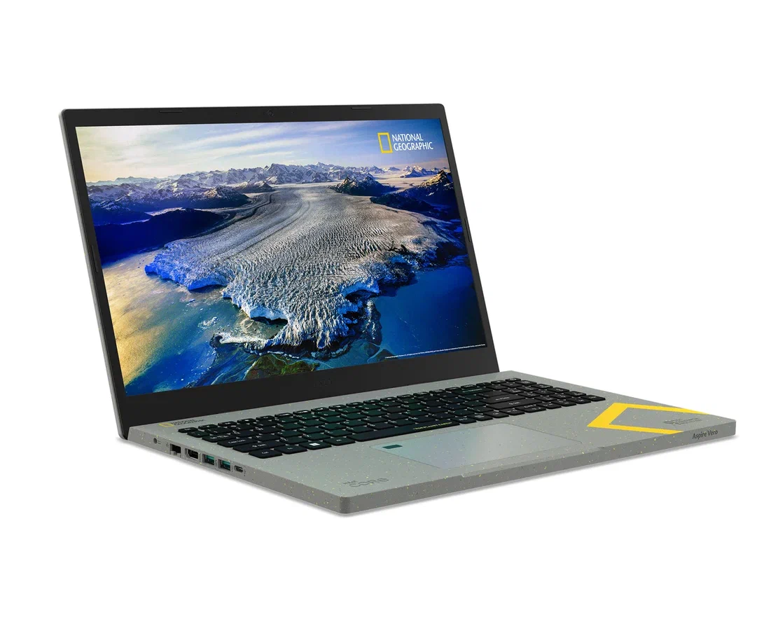 CES 2022: Acer представила Aspire Vero National Geographic Edition – ноутбук для лучшего будущего (ASPIRE VERO NATIONAL GEOGRAPHIC EDITION AV15 51R 02)