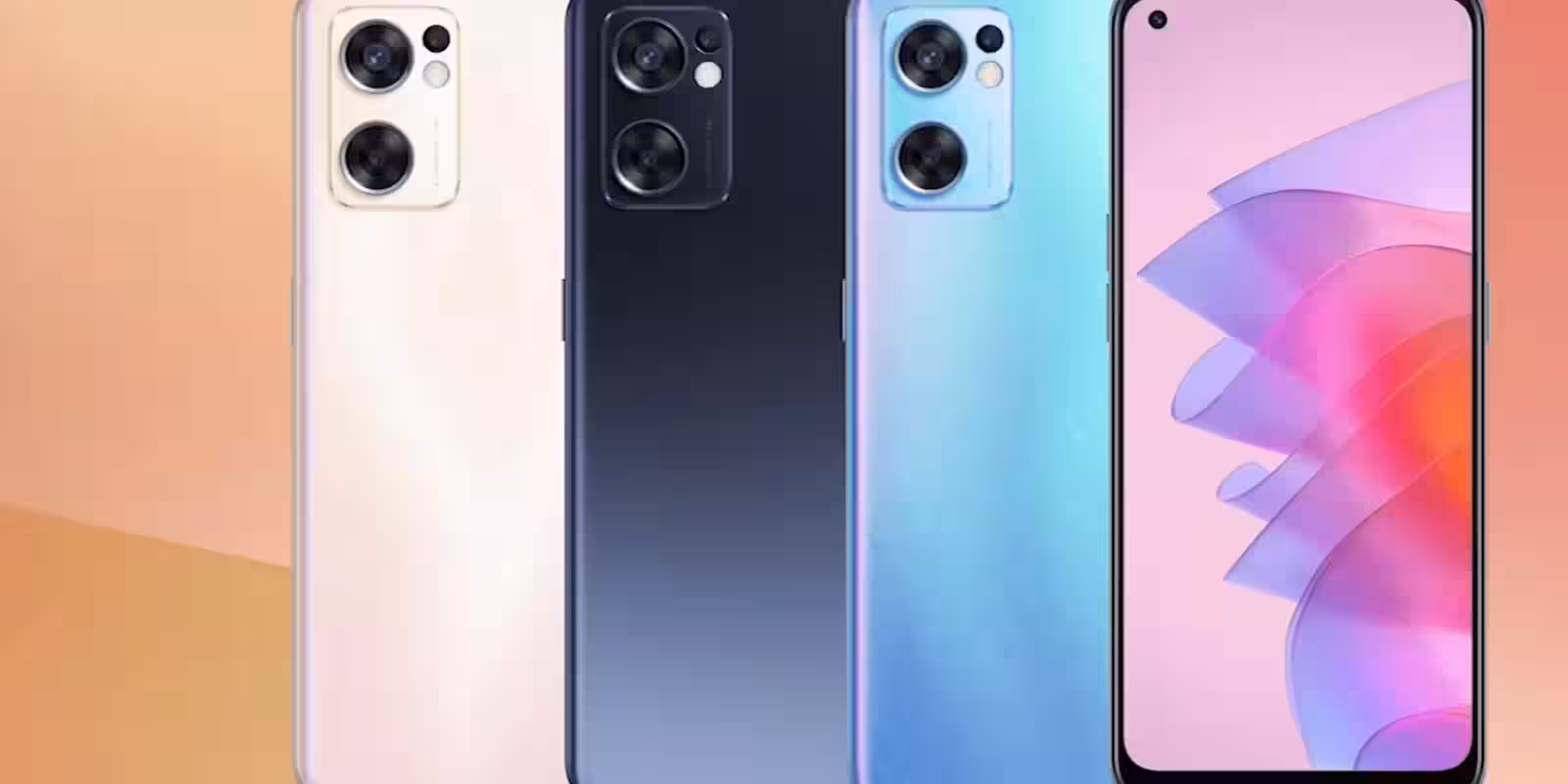 OPPO Find X5 Lite и OPPO Reno7: дизайн, тройные камеры и дисплей на одном изображении
