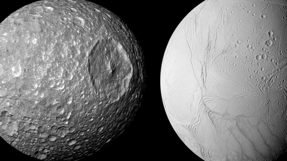 Луна Сатурна Мимас