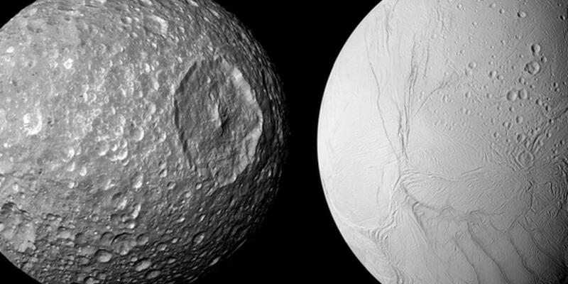 Луна Сатурна Мимас