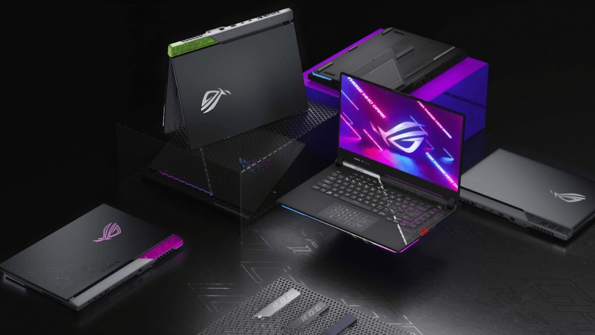 Игровой ноутбук ASUS ROG Strix на CES 2022: открытый экран и подсветка клавиатуры