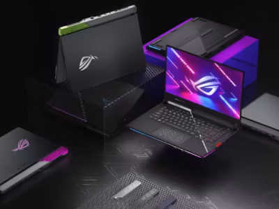 Игровой ноутбук ASUS ROG Strix на CES 2022: открытый экран и подсветка клавиатуры