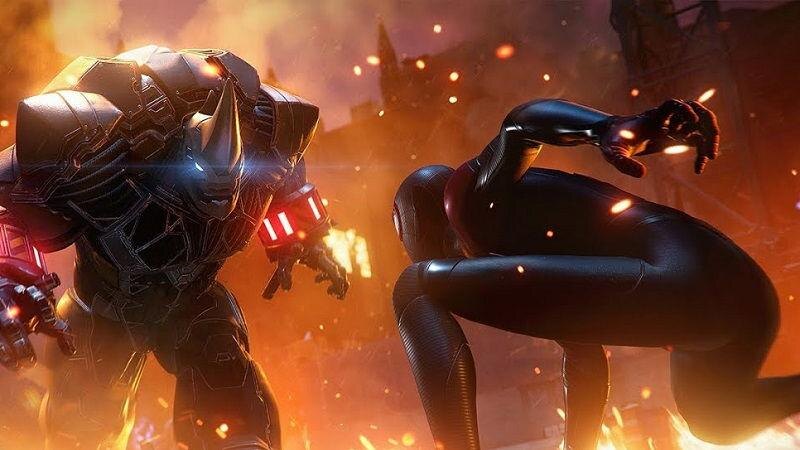 Обзор Человек-Паук: Майлз Моралес для PlayStation 5 12 bitva s nosorogom marvels spider man miles morales