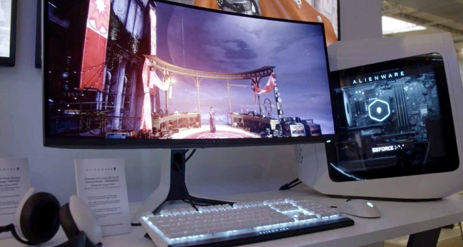 34-дюймовый QD-OLED-монитор Alienware поступит в продажу в следующем месяце 2 QD-OLED-монитор