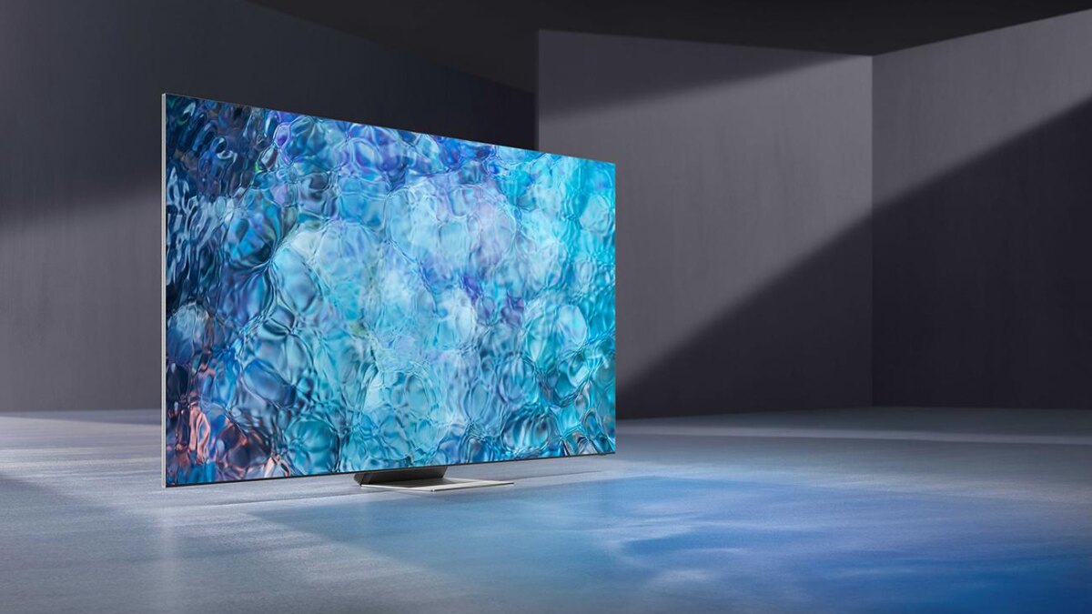 Samsung Neo QLED 8K: демонстрация нового телевизора на презентации, вид внутри и снаружи