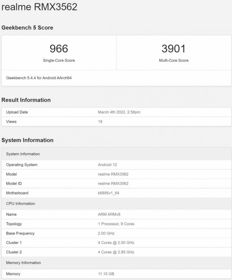 Realme GT Neo3 появился на Geekbench с 12 ГБ ОЗУ (gsmarena 001 31 1)