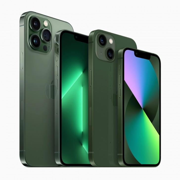 Apple анонсировала новые зеленые версии линейки iPhone 13 (gsmarena 001 37)