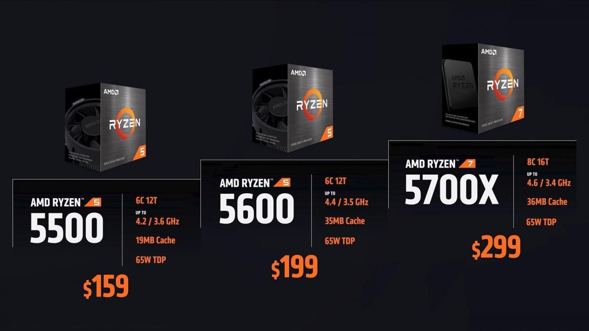AMD анонсировала новые процессоры Ryzen серий 5000 и 4000 6 AMD