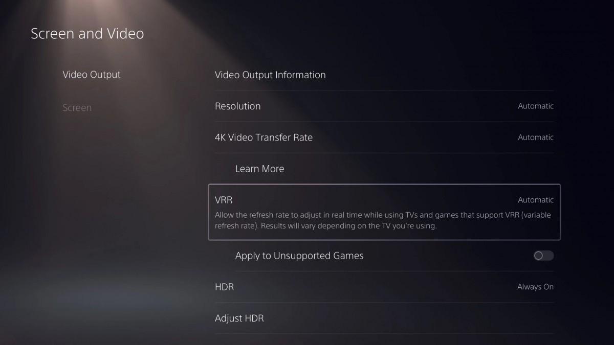 Sony PlayStation 5: консоль получит переменную частоту обновления
