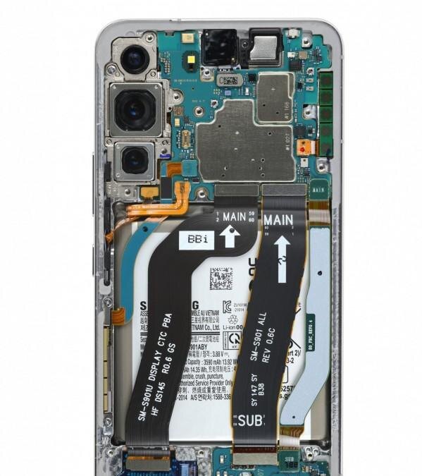 Разборка iFixit Galaxy S22 и S22 Ultra показала низкие показатели ремонтопригодности 9 gsmarena 004 9