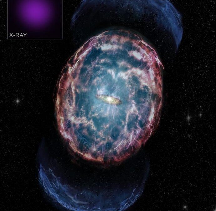 NASA: Chandra расследует рентгеновскую загадку легендарной килоновой 4 NASA