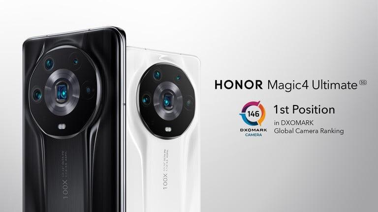 Фронтальный вид Honor Magic4 Ultimate с основной камерой