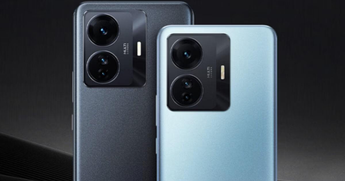 Смартфон iQOO Z6 Pro 5G с двумя камерами на задней панели