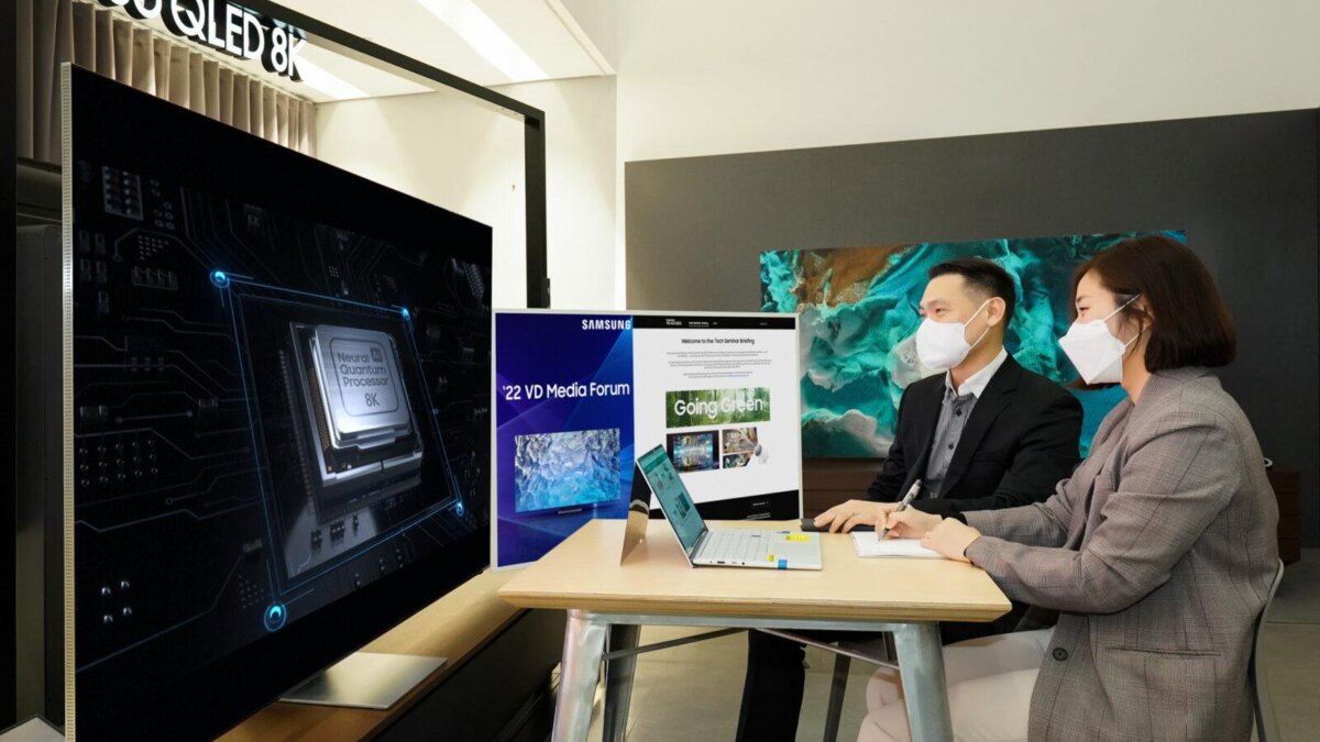 Samsung показал новые возможности ТВ и саундбаров линейки 2022 года 4 JAY01556a Media Forum aaas