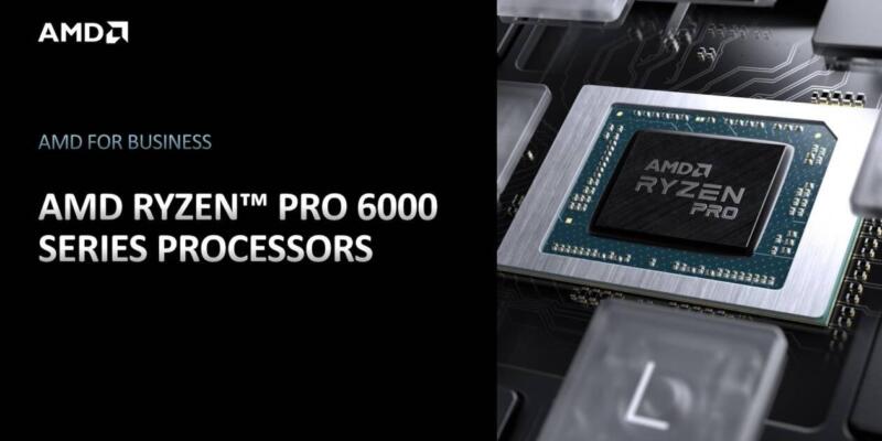 AMD представила 6-нанометровый процессор Ryzen Pro 6000