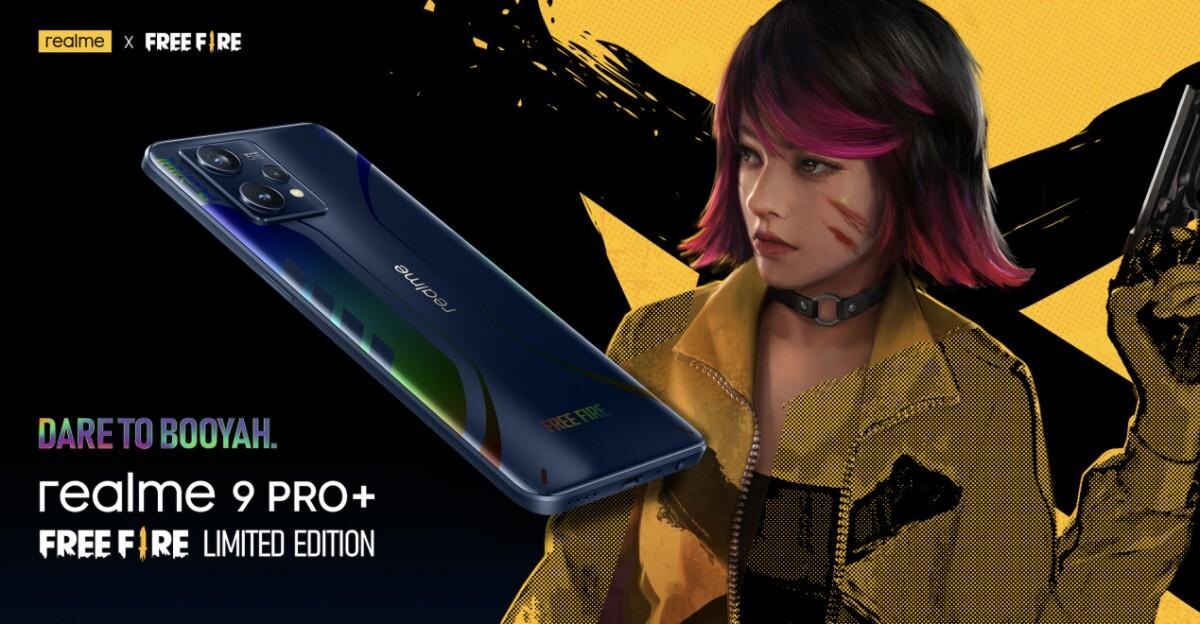 Realme анонсировала выпуск Realme 9 Pro+ Free Fire Limited Edition для Европы