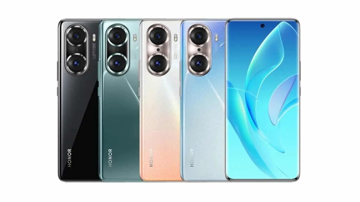 Многоцветные смартфоны Honor 70 с тройными камерами сзади