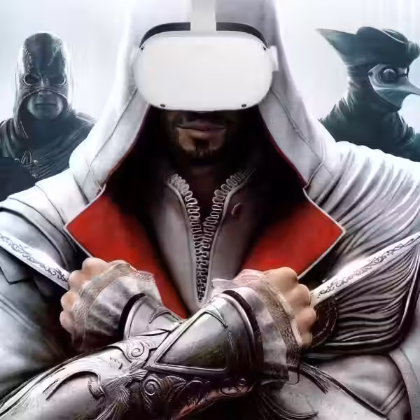 Кадр Assassin's Creed Nexus в виртуальной реальности на Oculus Quest 2