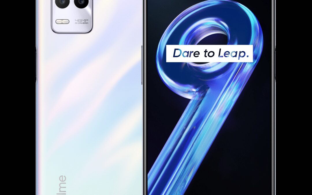Смартфон Realme 9 и планшет Pad Mini сзади и спереди