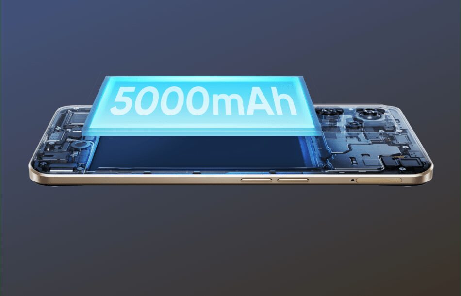Аккумулятор на 500 мАч внутри смартфона Realme