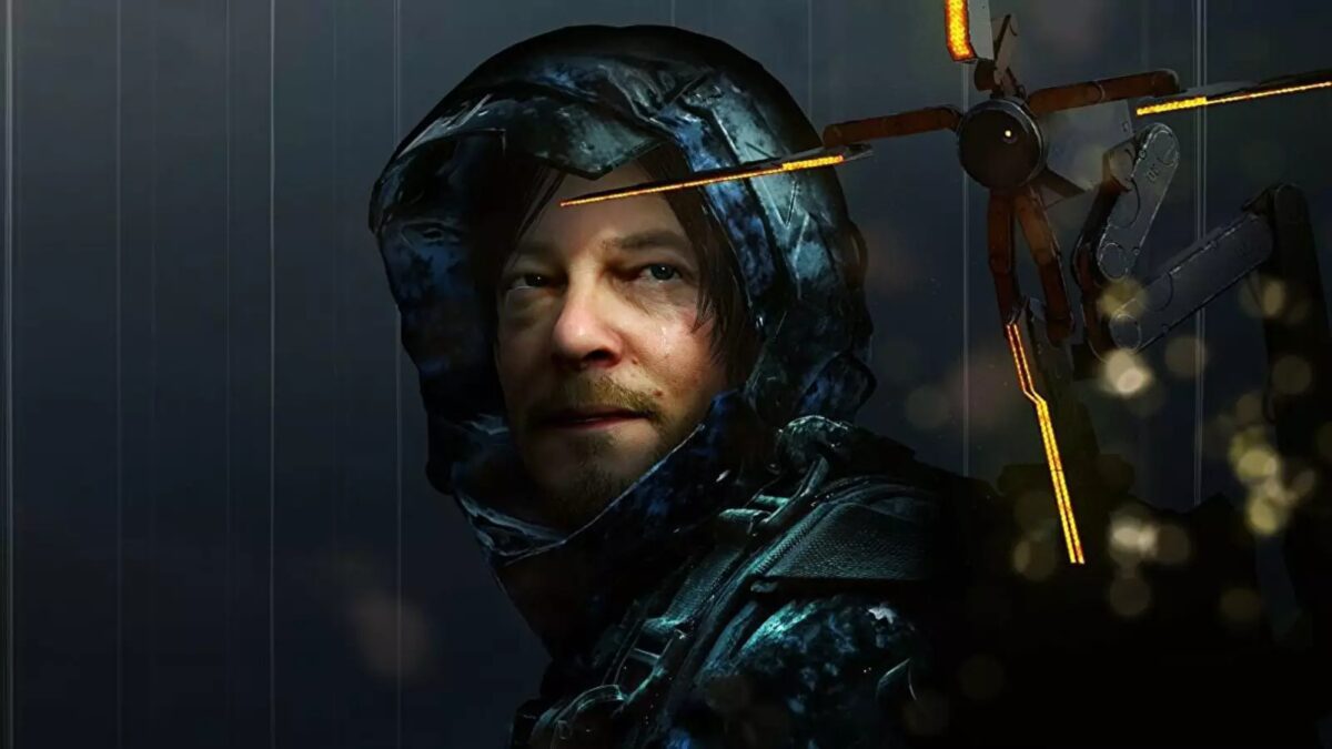Death Stranding 2 — ключевой арт игры в разработке, кадр с персонажем на фоне пустошей